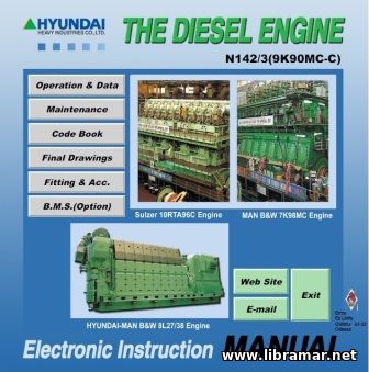 HYUNDAI—B&W DIESEL ENGINES OPERATION AND MAINTENANCE MANUAL
