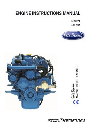 SOLE DIESELS — MINI—75 SM—105 — ENGINE INSTRUCTIONS MANUAL
