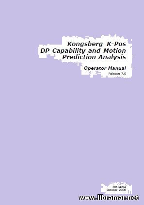 Kongsberg K-Pos DP Capability and Motion Prediction Analysis Operator