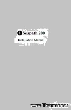 SEAPATH 200 INSTALLATION MANUAL