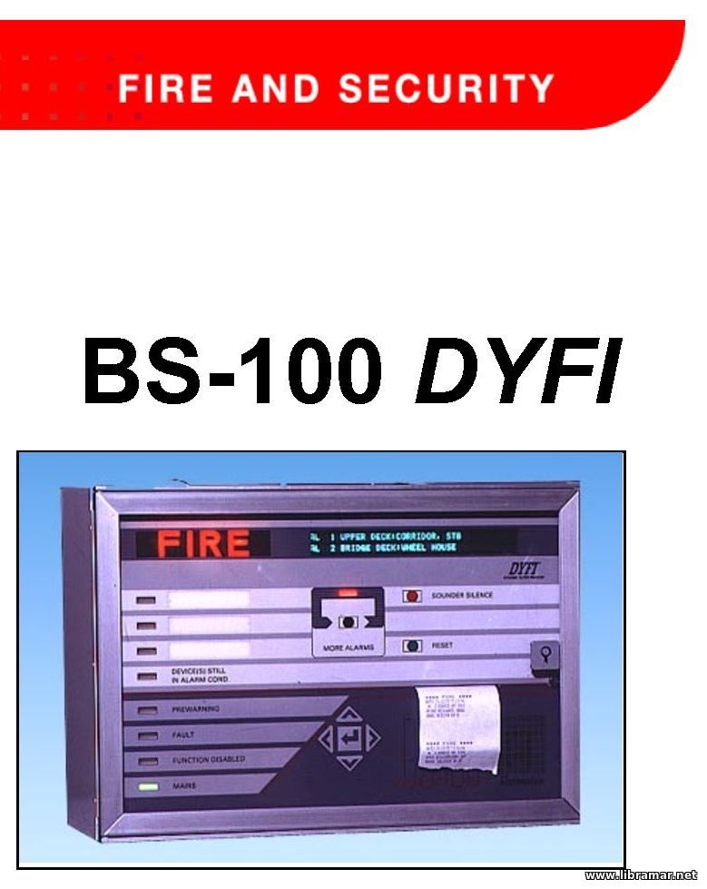 AUTRONICA BS—100 FIRE DETECTION SYSTEM