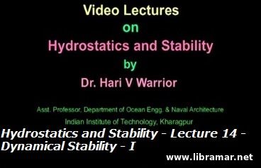 Hydrostatics and Stability - Lecture 14 - Dynamical Stability - I