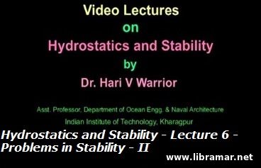 Hydrostatics and Stability - Lecture 6 - Problems in Stability - II