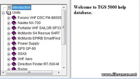 TGS 5000 Radio Communication Simulator Help Database