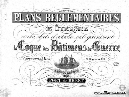 Plans Reglementaries in Coque des Batimens de Guerre & Atlas de Genie