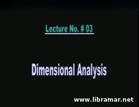 Performance of Marine Vehicles at Sea - Lecture 3 - Dimensional Analys