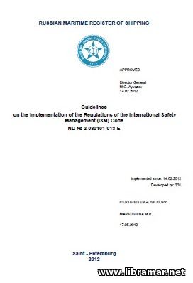 RS GUIDELINES ON THE IMPLEMENTATION OF THE REGULATIONS OF THE ISM CODE