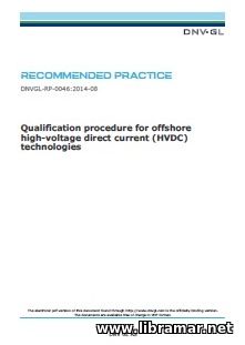 Qualification Procedure for Offshore High-Voltage Direct Current (HVDC