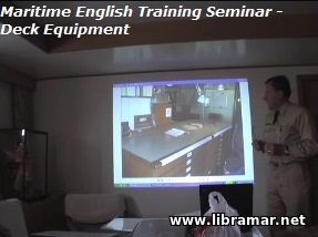 Maritime English Training Seminar - Deck Equipment