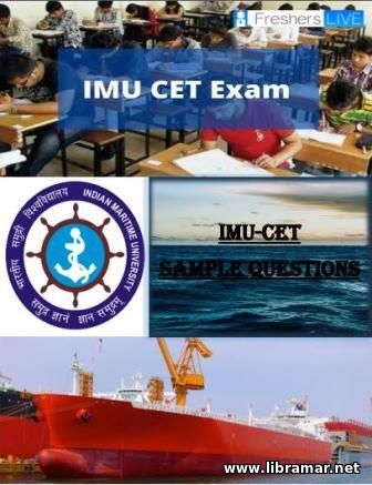 IMU-CET — PCM COMBINED SAMPLE QUESTIONS