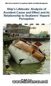 SHIPS LIFEBOATS — ANALYSIS OF ACCIDENT CAUSE AND EFFECT AND ITS RELATIONSHIP TO SEAFARERS HAZARD PERCEPTION