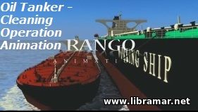OIL TANKER — CLEANING OPERATION ANIMATION