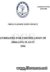 CCS Guidelines for Certification of Drilling Plants