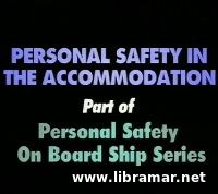 Personal safety in the accommodation