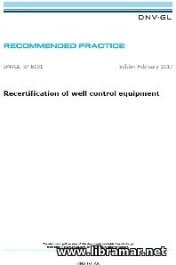 DNV-GL - Recertification of well control equipment