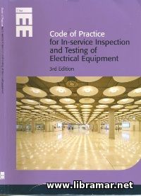 Code of Practice for In-Service Inspection and Testing of Electrical E