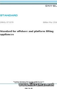 DNV-GL - Standard for offshore and platform lifting appliances
