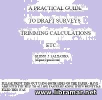 A Practical Guide to Draft Surveys Trimming Calculations