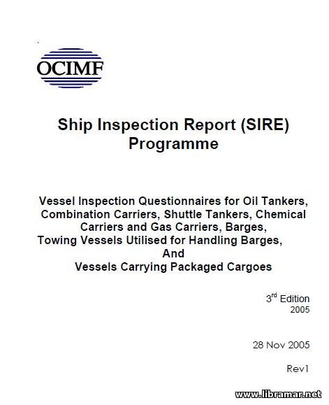 SHIP INSPECTION REPORT (SIRE) PROGRAMME