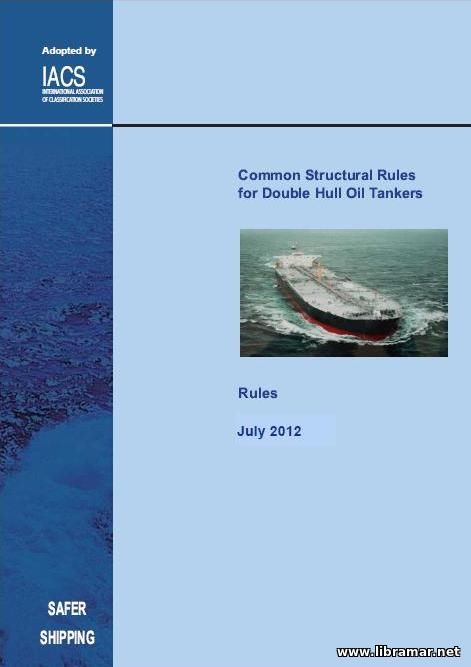 iacs common structural rules fo double hull oil tankers