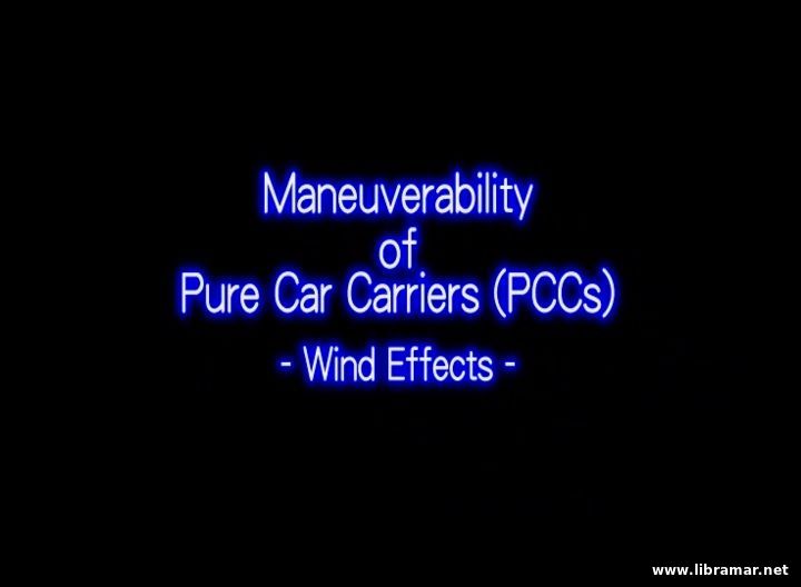 MANEUVERABILITY OF PURE CAR CARRIERS — WIND EFFECTS