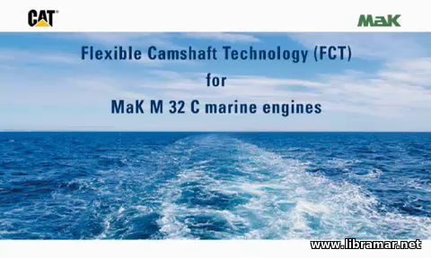 Flexible Camshaft Technology for MaK M 32C marine engines