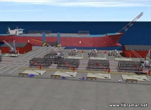 FLOATING PRODUCTION STORAGE AND OFFSHORE LOADING VESSEL 3D INDUSTRIAL ANIMATION