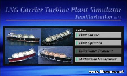 LNG CARRIER TURBINE PLANT SIMULATOR