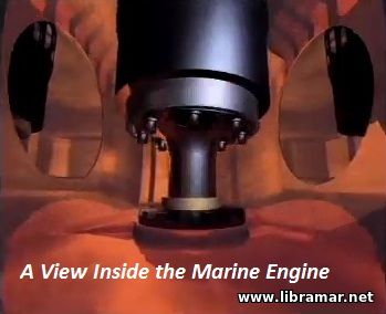 A VIEW INSIDE THE MARINE ENGINE