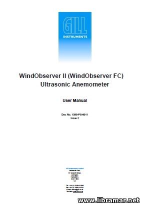 WindObserver II (WindObserver FC) Ultrasonic Anemometer User Manual