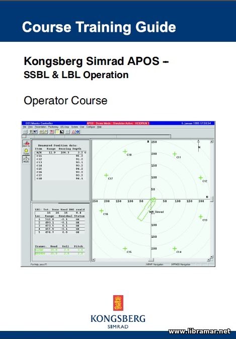 KONGSBERG SIMRAD APOS — SSBL & LBL OPERATION — OPERATOR COURSE
