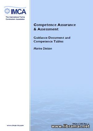 IMCA - Competence Assurance & Assessment - Guidance Document and Compe