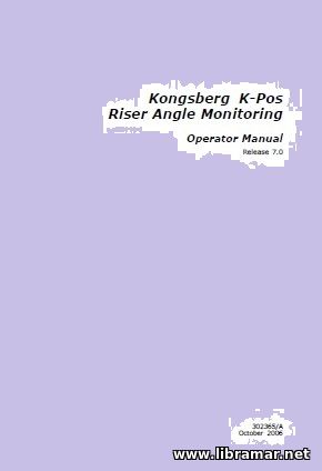 KONGSBERG K—POS RISER ANGLE MONITORING OPERATOR MANUAL
