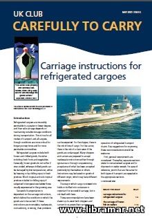 CARRIAGE INSTRUCTIONS FOR REFRIGERATED CARGOES
