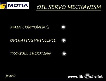 Fault Finding in the Oil Servo Mechanism