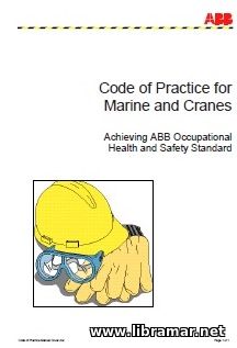ABB CODE OF PRACTICE FOR MARINE AND CRANES