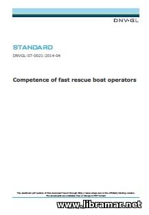 DNV-DNV—GL — COMPETENCE OF FAST RESCUE BOAT OPERATORSCOMPETENCE OF FAST RESCUE BOAT OPERATORS