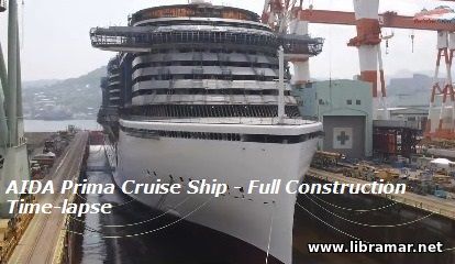 AIDA PRIMA CRUISE SHIP — FULL CONSTRUCTION TIME-LAPSE