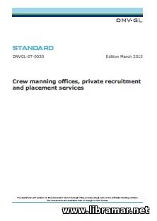 DNV—GL — CREW MANNING OFFICES, PRIVATE RECRUITMENT AND PLACEMENT SERVICES