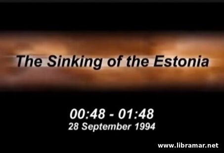 THE SINKING OF THE ESTONIA
