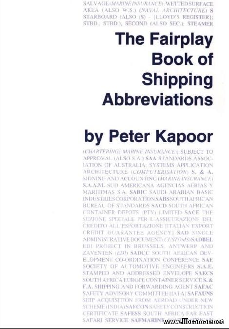 The fairplay book of shipping abbreviations