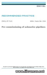 DNV—GL — PRE—COMMISSIONING OF SUBMARINE PIPELINES