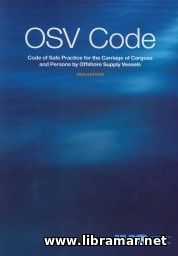 OSV Code 2000 - Code of Safe Practice for the Carriage of Cargoes and