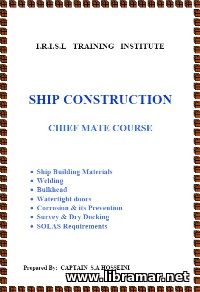 SHIP CONSTRUCTION — CHIEF MATE COURSE