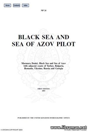 NP 024 BLACK SEA AND SEA OF AZOV PILOT