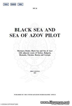 NP 024 BLACK SEA AND SEA OF AZOV PILOT