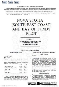 NP 059 NOVA SCOTIA AND BAY OF FUNDY PILOT