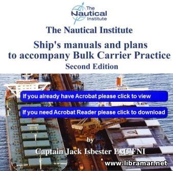SHIP'S MANUALS AND PLANS TO ACCOMPANY BULK CARRIER PRACTICE