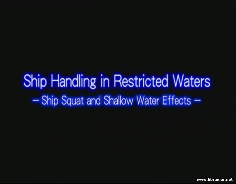 ship handling in restricted waters - ship squat and shallow water effe