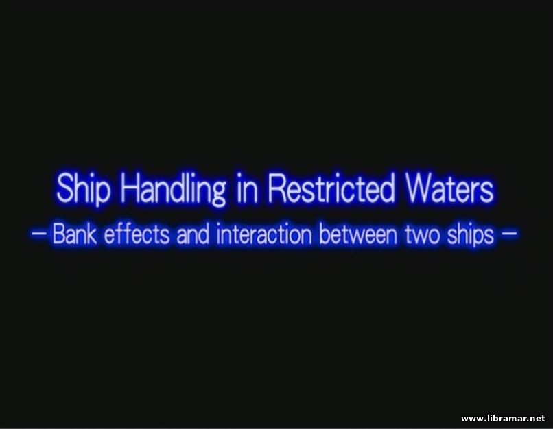 ship handling in restricted waters - bank effects and interaction betw